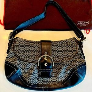 Coach Soho Signature Flap Hobo Bag